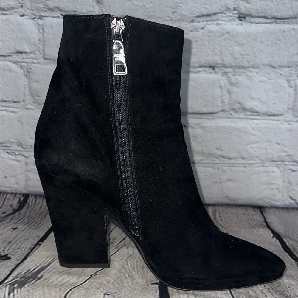* Black Suede PRADA ankle boots